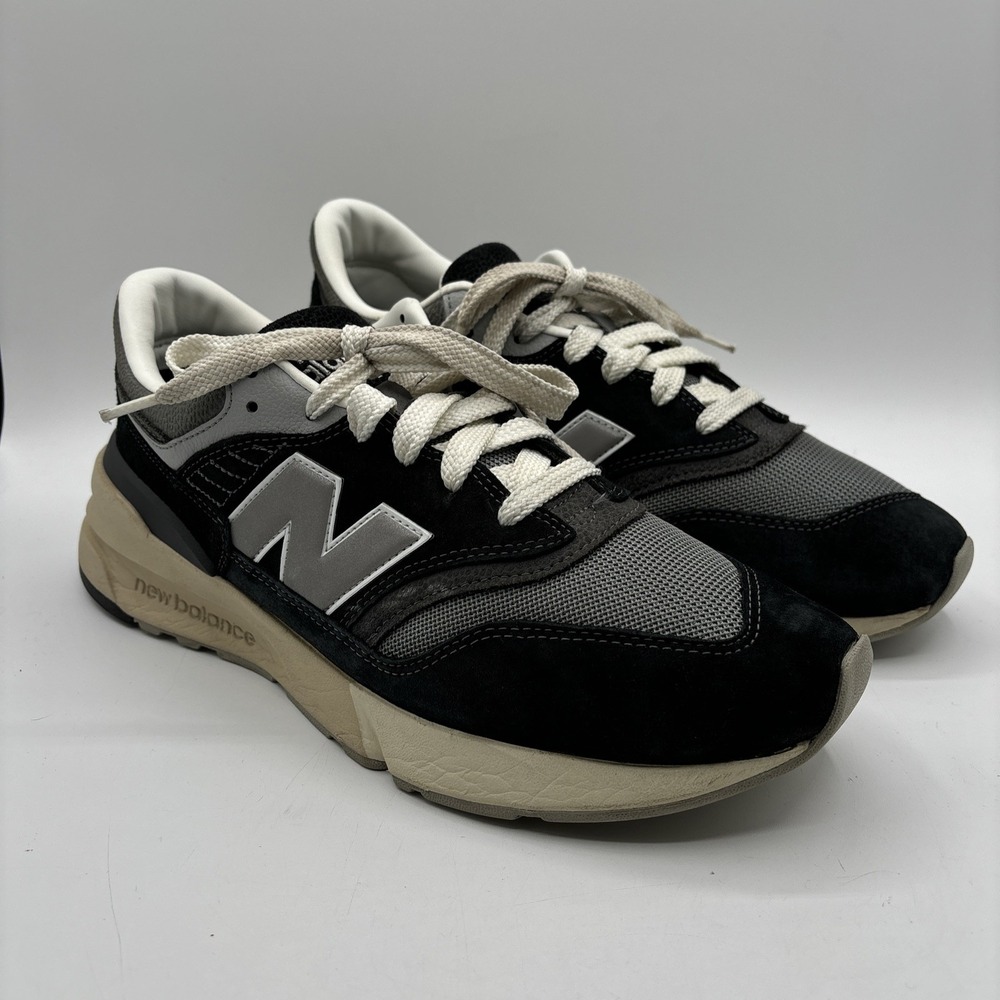 New Balance 997R Sneakers Men's Size 11.5 Suede Black Grey Shoes U997RHC